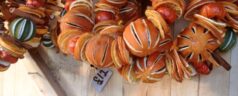 Wordless Wednesday: Dried Fruit Wreathes in London